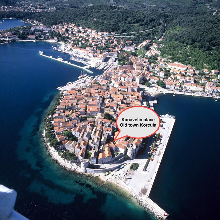 Kanavelic Place - Old Town Korcula Leilighet Eksteriør bilde